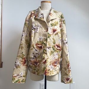 Coldwater creek 100% cotton jacket!